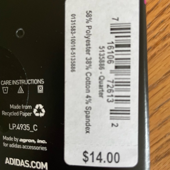 Adidas White Women’s Cushioned Socks - Picture 4 of 4